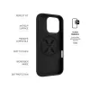 FIXED MagFlow Capa traseira em silicone líquido para Apple iPhone 17, preto