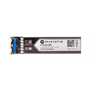 Módulo transceptor de rede MikroTik S-31DLC20D SFP 1310 nm 1250 Mbit/s 20 km LC