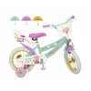 Bicicleta infantil Toimsa 12” Swinka Peppa verde – roda de 12 polegadas, transmissão de entrada, compatível com rodinhas