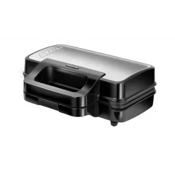 Sanduicheira MPM MPO-43M 3in1 1000W – sanduicheira multifunções para 4 sanduíches, grelhar, tostar e waffles, preto