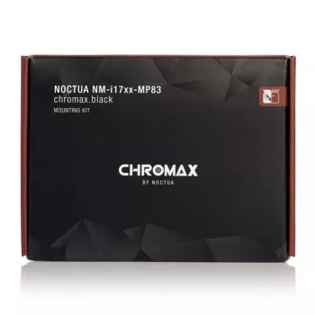 Kit de montagem Noctua NM-I17XX-MP83 chromax.preto para dissipadores Noctua compatíveis com LGA1700