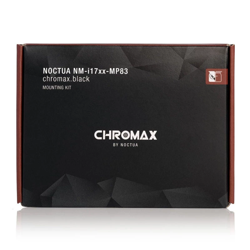 Kit de montagem Noctua NM-I17XX-MP83 chromax.preto para dissipadores Noctua compatíveis com LGA1700