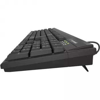 Teclado KeySonic KSK-8008U-IP escritório/home office USB preto