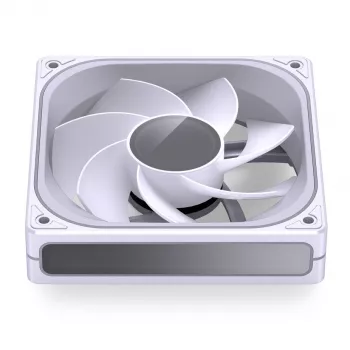 Ventoinha de refrigeração Jonsbo ZB-120 Reverse Blade PWM ARGB 120mm branca, ventoinha axial, 120 mm