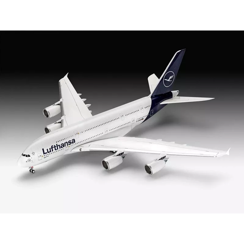 Modelo pré-montado Revell Airbus A380-800 Lufthansa New Livery