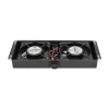 Ventilador de arrefecimento Extralink 2 FANS ROOF COOLING UNIT 220V AC preto metal