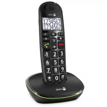 Telefone DECT Doro PhoneEasy 110 com identificação de chamadas preto