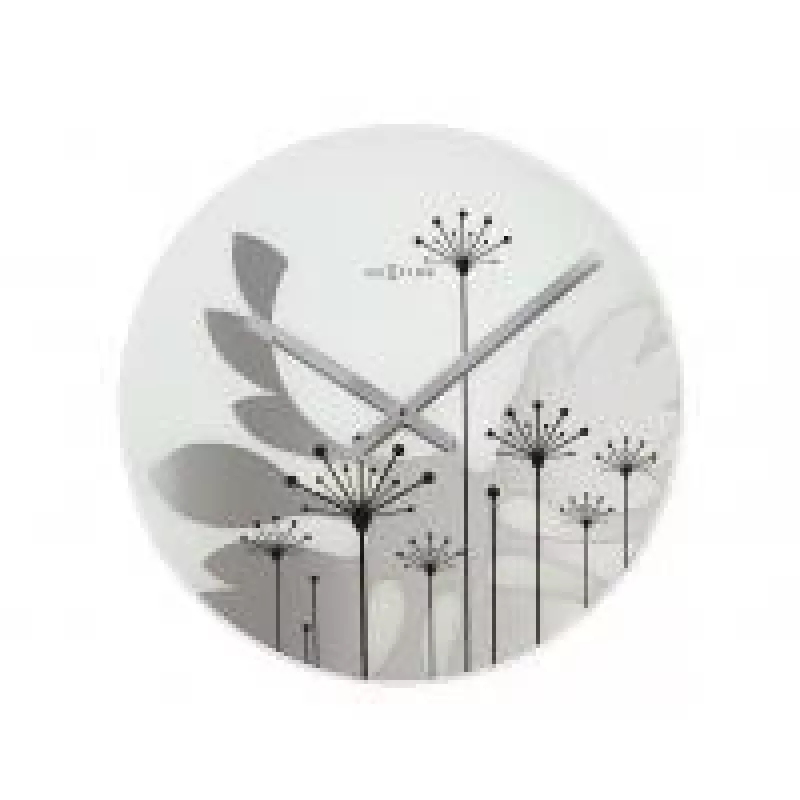 Relógio de parede NeXtime 8088 Grass, Ø43 cm, cinzento