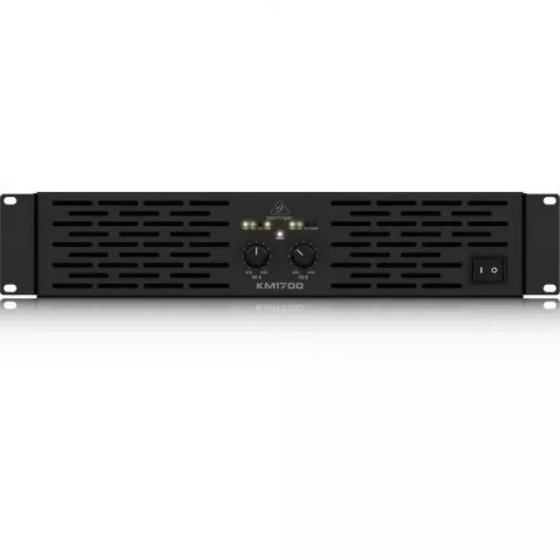 Amplificador de áudio Behringer KM1700 atuação/palco preto