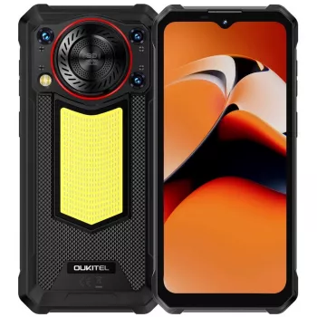 Smartphone OukiTel WP53 Pro — 256 GB de armazenamento, 8 GB de RAM, Preto