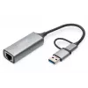 Adaptador USB Type-C Gigabit Ethernet Digitus DN-3028