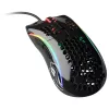 Rato gaming Glorious Model D - Preto, brilhante + tapete de rato - XL
