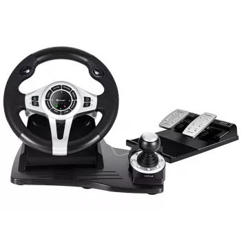 Tracer TRAJOY46524 Comando de jogos Preto Volante + Pedais PlayStation 4, Playstation 3