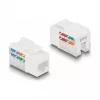 Conjunto Keystone LSA DeLOCK RJ45 RJ11 Cat.6 preto suporte de clipe