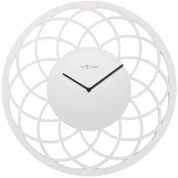 Relógio de parede NeXtime 3115wi Big Dreamcatcher, Ø60 cm, branco