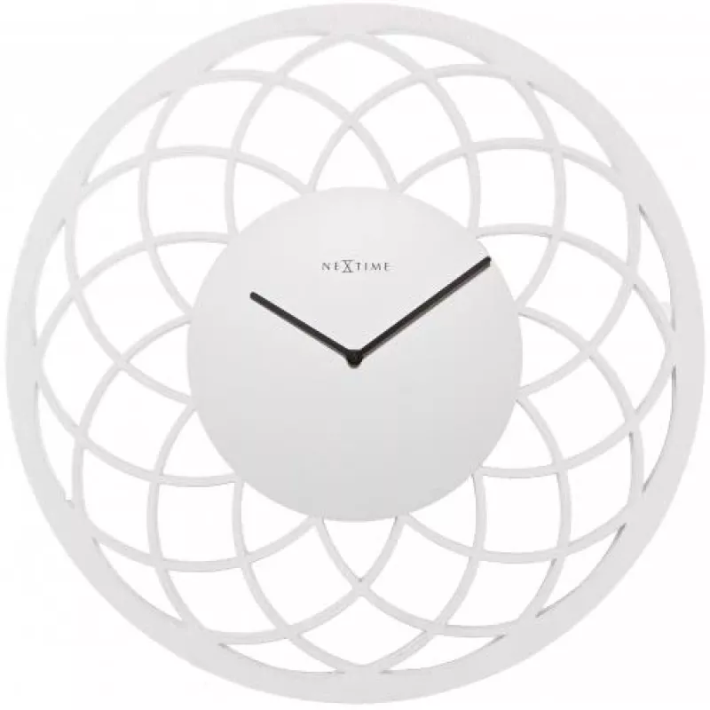 Relógio de parede NeXtime 3115wi Big Dreamcatcher, Ø60 cm, branco