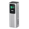 Bateria portátil Green Cell PBGC25UD, 25200 mAh, Li-Ion, 140 W de potência total, 2× USB-C + 1× USB-A, ecrã OLED, caixa em alumínio