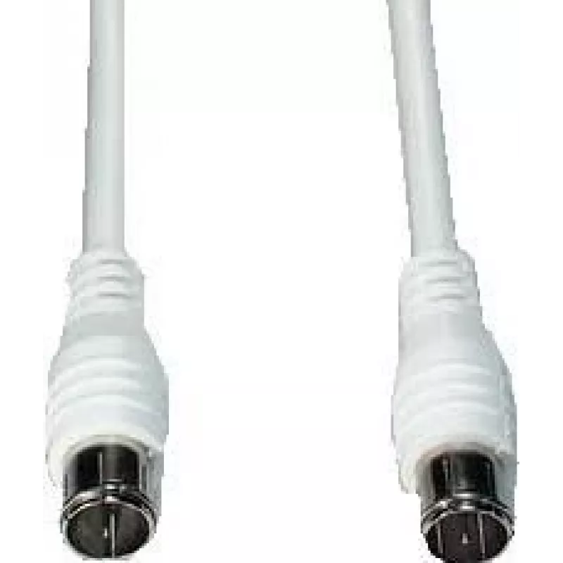 Cabo coaxial e+p FAS 25 2,5 m F branco