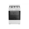 INDESIT Fogão | I6G5KCW | Tipo de placa Gás | Tipo de forno Elétrico | Branco | Largura 60 cm | Função de grelhador | Profundidade 60 cm | 72 L