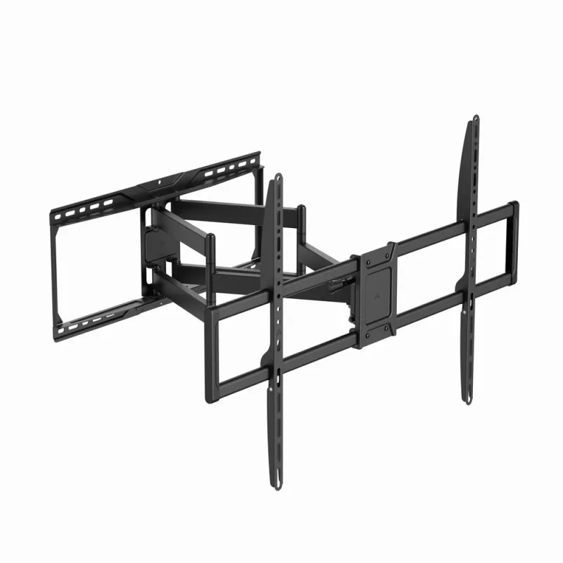 Suporte de parede de TV articulado GEMBIRD WM-105ST-01 para televisores de 50–105 polegadas, suporte de aço orientável, máx. 75 kg, VESA 200x100–900x600