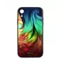 Capa para telemóvel Tellur Cover Glass Print para iPhone XR Mesmeric – capa protetora traseira robusta com impressão em vidro