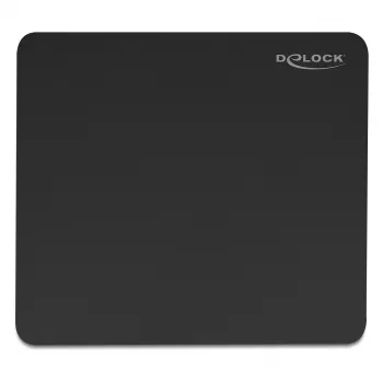 Tapete de rato DeLOCK 12149 preto 400x450 mm borracha base antiderrapante
