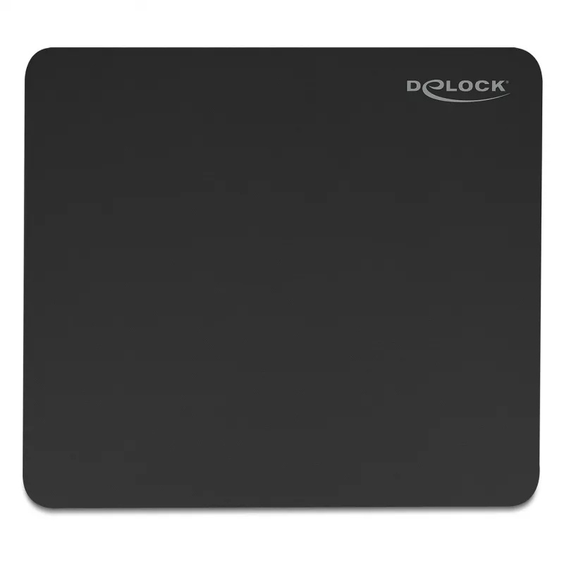 Tapete de rato DeLOCK 12149 preto 400x450 mm borracha base antiderrapante