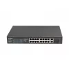 Lanberg RSFE-16P-2C-250 switch PoE+ não gerido, 16x 10/100 PoE+, 2x combo Gigabit, 250 W, rack 1U