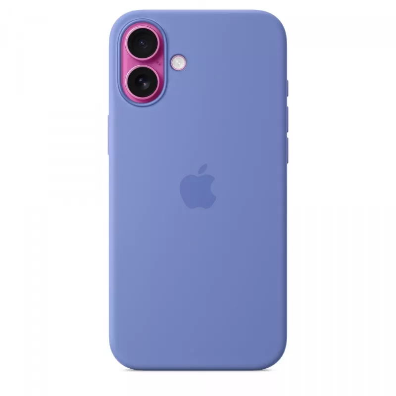 iPhone 16 Plus capa de silicone com MagSafe - Periwinkle