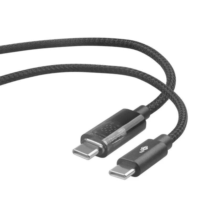 Cabo USB-C TB AKTBXKUCCIND10B 1 m 100 W com indicador LED de carregamento