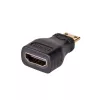 Adaptador HDMI Akyga AK-AD-04, conector fêmea HDMI para conector macho Mini-HDMI, preto