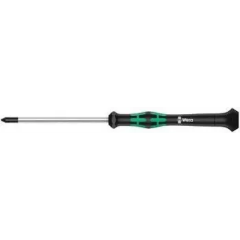 Wera chave de fendas Phillips para eletrónica e mecânica de precisão 2055 05118032001 PZ 1 comprimento da lâmina: 80 mm (05118032001)