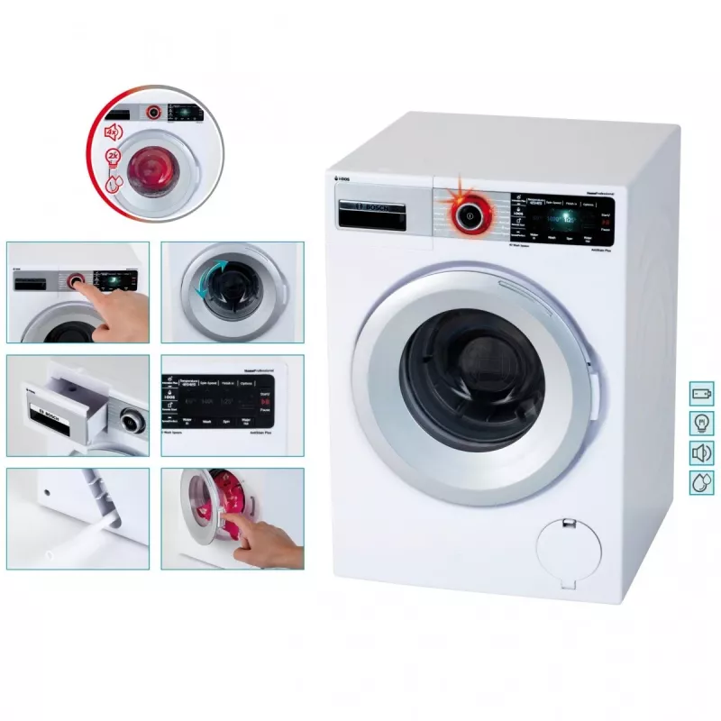 Theo Klein 9213 Máquina de lavar brinquedo Bosch para crianças