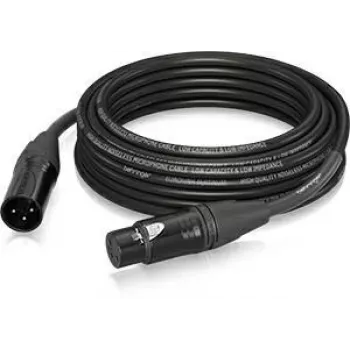 Cabo de microfone Behringer PMC-1000 conector fêmea XLR para conector macho XLR, 10 m