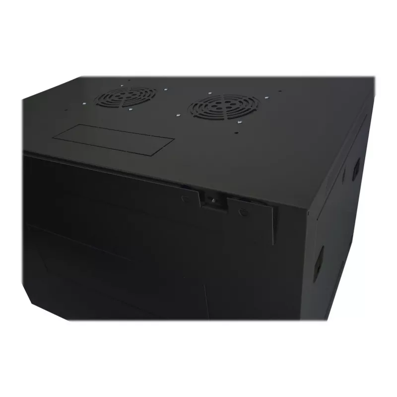 DIGITUS Dynamic Basic DN-19 16-U-EC-SW - armário - armário de rede - adequado para montagem na parede - RAL 9005 - 16U - 48,3 cm (19 polegadas)