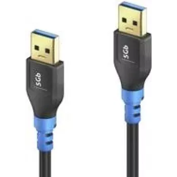 Cabo USB PureLink FI-U310-015 USB 3.2 Gen 1 1,5 m USB A preto azul