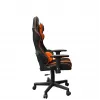 Cadeira gaming GEMBIRD GC-SCORPION-04X preto-laranja design ergonómico, assento ajustável, encosto alto
