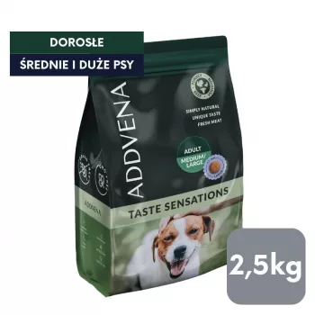 ADDVENA Taste Sensations Adult Medium/Large Turkey - ração seca - 2,5 kg