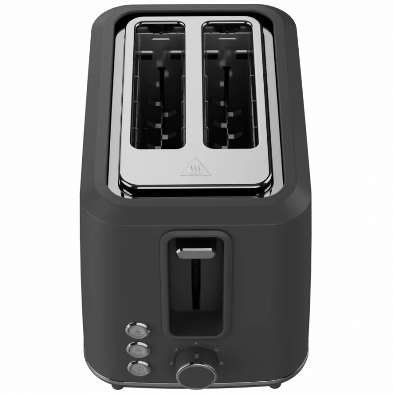 Torradeira elétrica AENO ATS0001G — 2 ranhuras, 220–240 V 50–60 Hz, 920–1080 W, 3 modos, 7 níveis de tostagem, cinzento