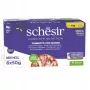 SCHESIR em Gelatina Atum com Vaca - Alimento húmido para gatos - 6 x 50 g
