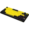 Teclado gaming mecânico sem fios LORGAR KBP7075W — Preto/Amarelo, layout EN