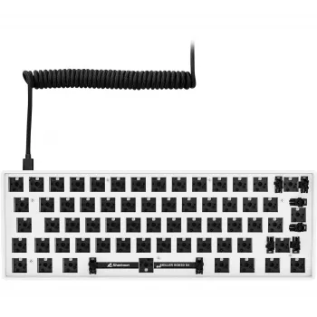 Sharkoon Skiller SGK50 S4 Barebone Teclado Gaming USB branco