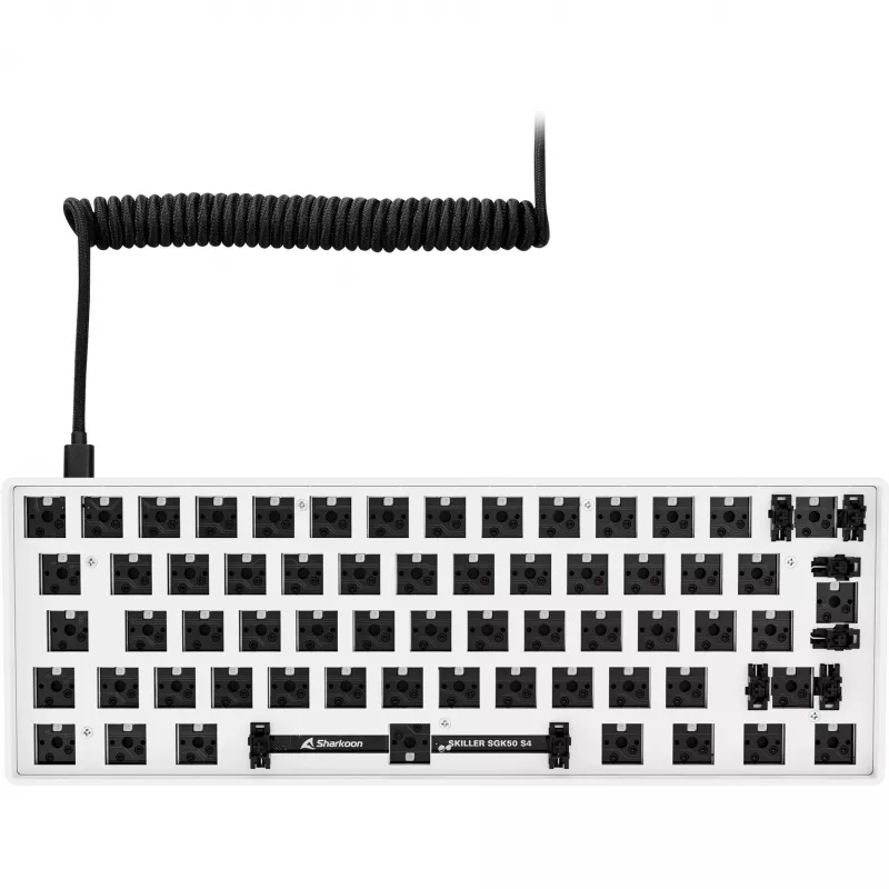 Sharkoon Skiller SGK50 S4 Barebone Teclado Gaming USB branco