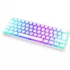 Thock Compact Wireless Pudding Onyx White, Teclado Gaming Branco, Layout DE, Kailh Box Red