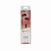 Auscultadores estéreo Sbox com microfone EP-038 Vermelho