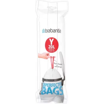 Sacos de lixo Brabantia 116742 20L branco 20 unid.