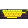 Teclado de gaming mecânico LORGAR KBP70MW 65% preto amarelo layout EN