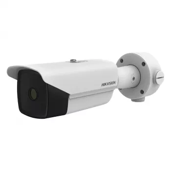 Hikvision DS-2TD2138-7/QY – Câmara térmica / câmara de vigilância de rede – Bullet – cor – 1280 x 720 (ótico) / 384 x 288 (térmico) – distância focal fixa – áudio – Composite – LAN 10