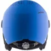 Capacete ALPINA ZUPO VISOR QLite — Capacete de Esqui para Criança, Casco Rígido, 54–58 cm, Visor Integrado, Run System Ergo Snow