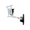 Suporte de parede Ergotron LX HD Swing Arm - conjunto de montagem (braço articulado, botão rotativo) para TV (inclinação e rotação) - alumínio - tamanho do ecrã: até 106,7 cm (até 106,70 cm (42)) - acessórios de montagem